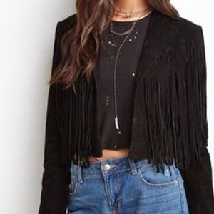 Forever 21 Genuine suede jacket